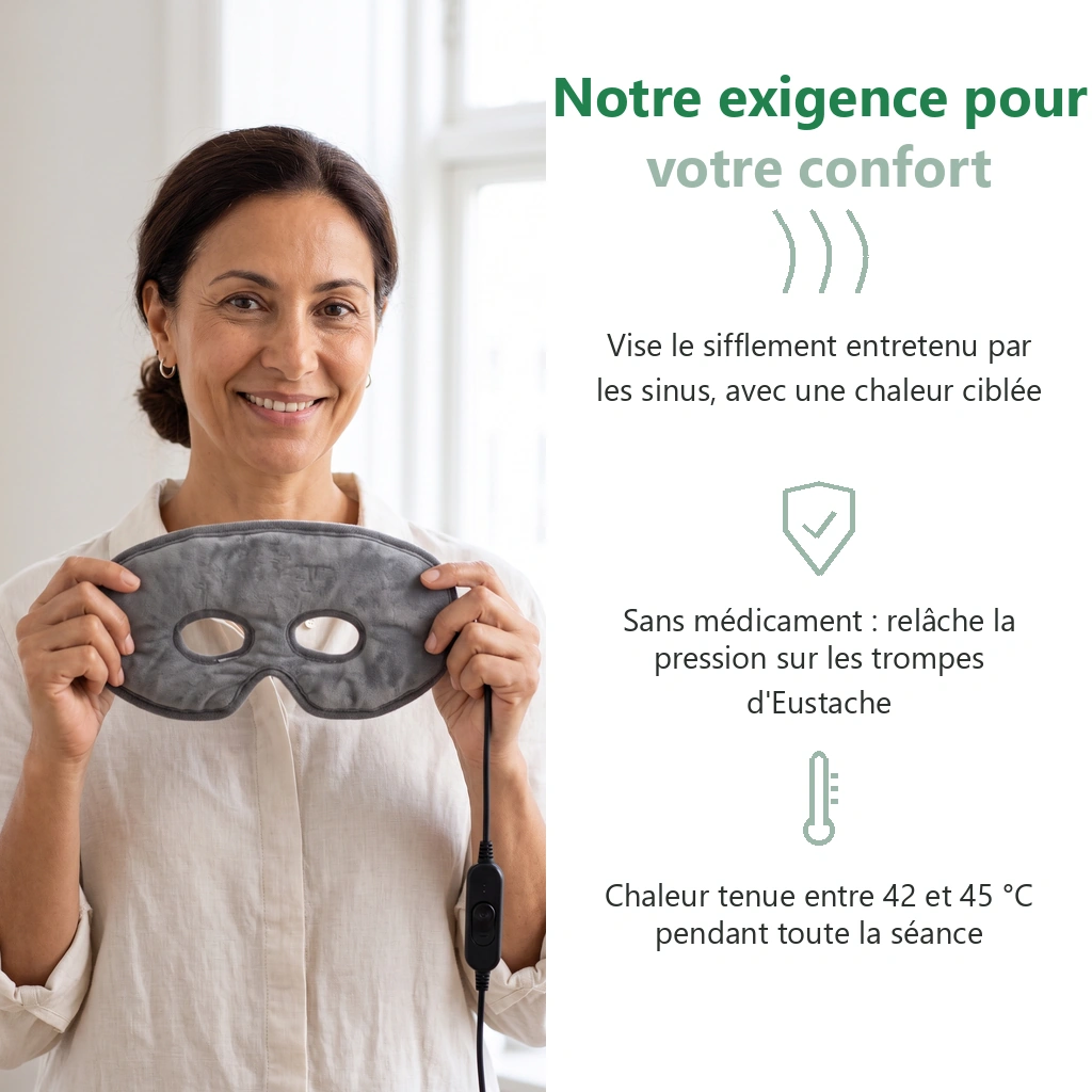 Masque Chauffant Sinus et Yeux Zevlo — visuel 2